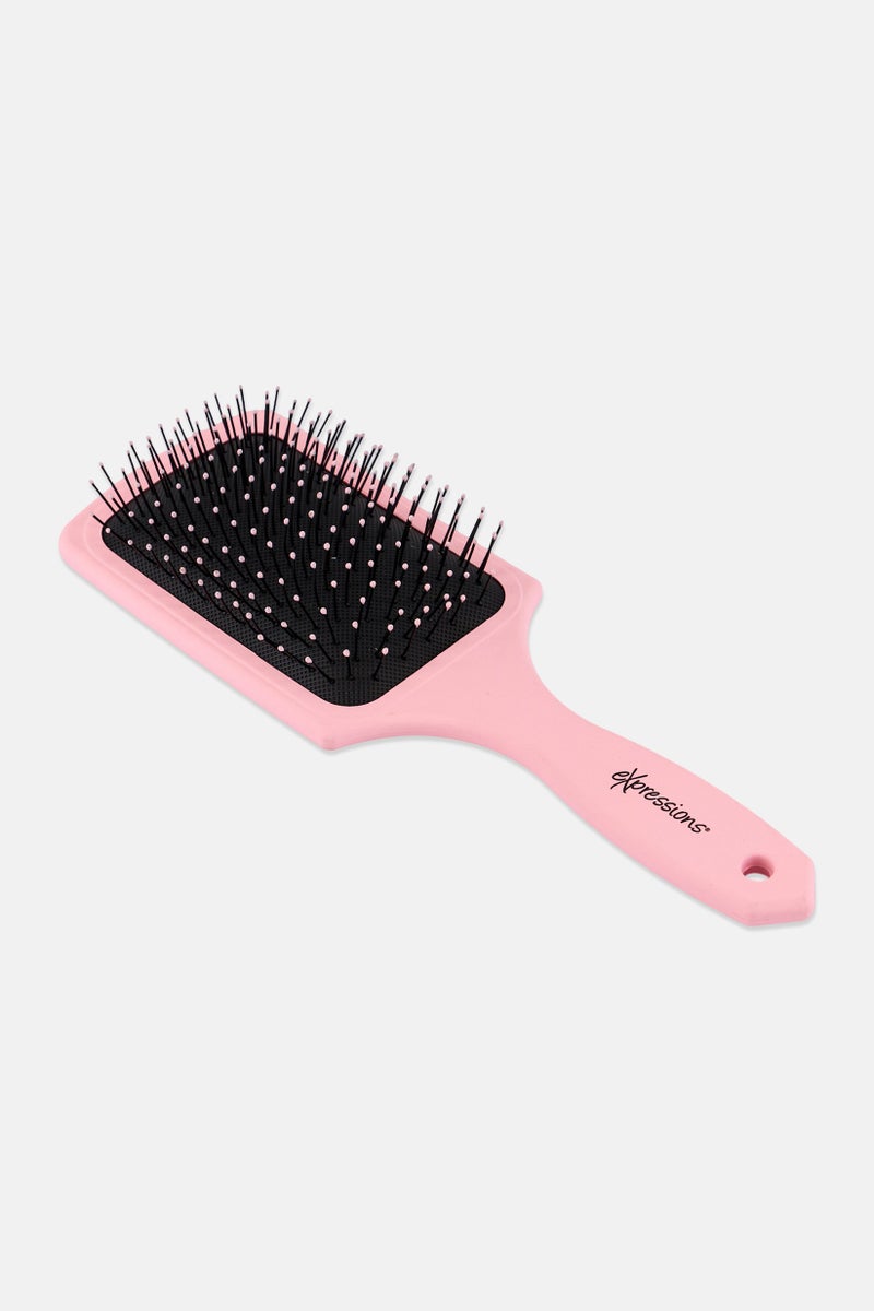 Expressions Women Soft Touch Detangle And Style Hair Brush, Pink - Image 3